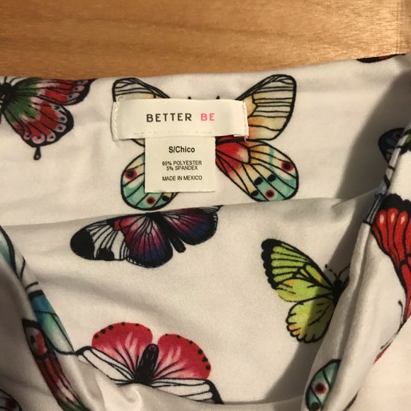 Daisy Butterfly Tube Top - Picture 3 of 4